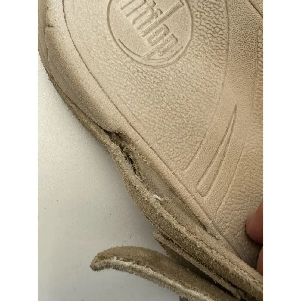 Fitflop Womens 9 Eu 41 The Skinny Thong Sandals Tan Platform Slip On (READ)